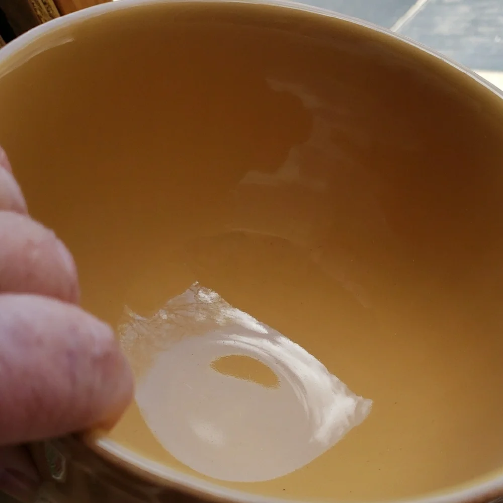 Sunny Yellow Ceramic Mixing Bowl